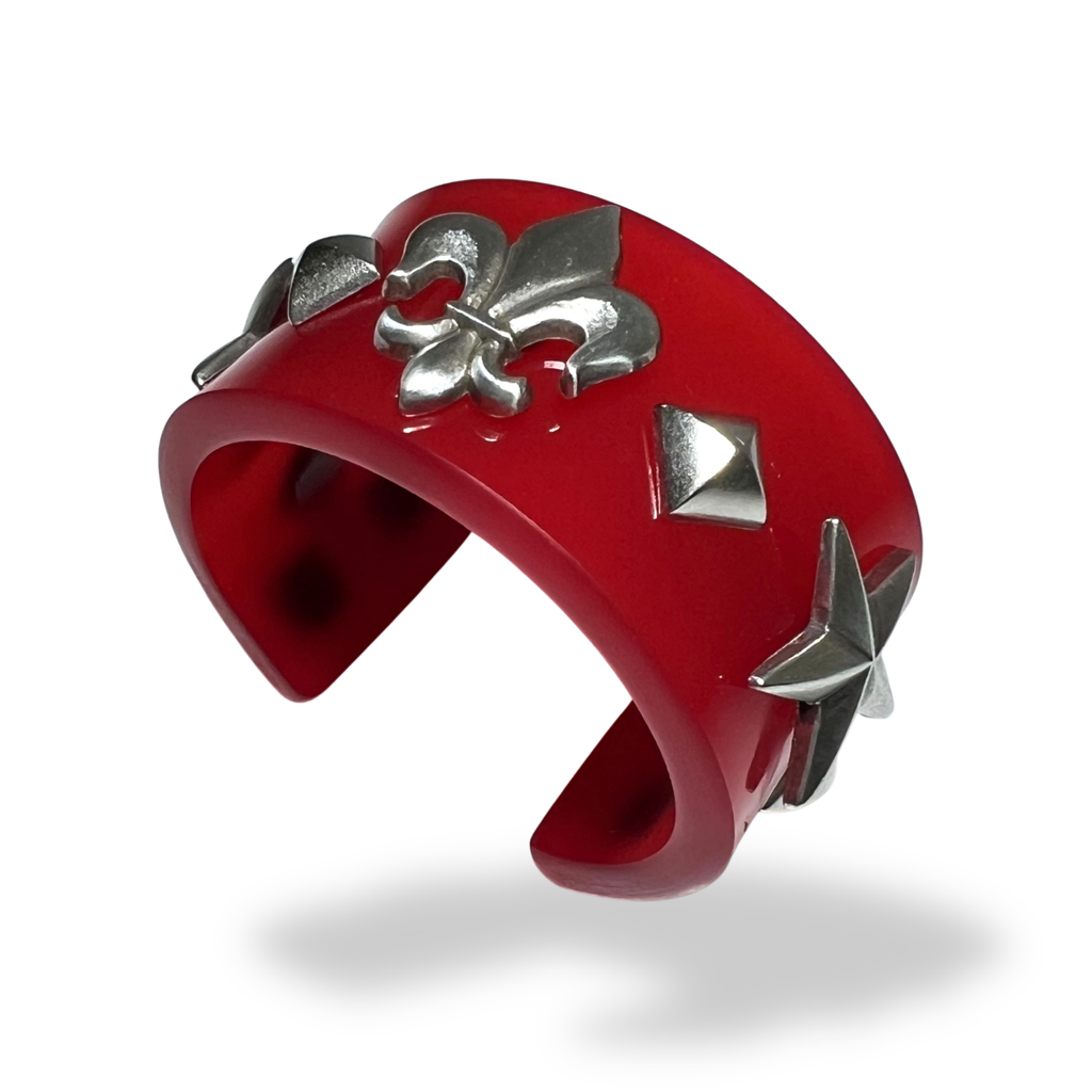 cuff me bracelet in cherry