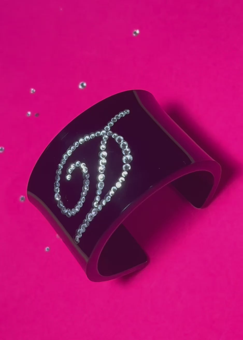 initial cuff bracelet